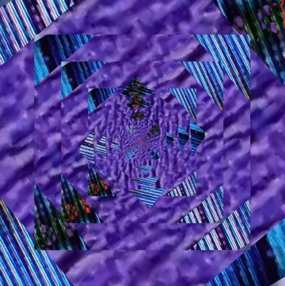Sequenza No. 2, for Transverse flute, camera, tv screen and editing program. — still 3